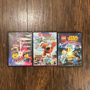 Bundle of 3! LEGO movies DVD